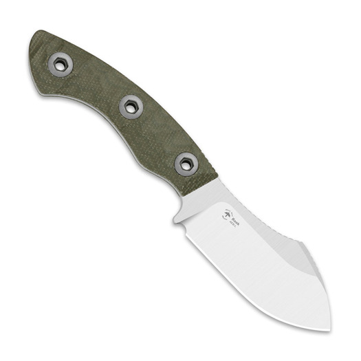 Нож Kizer Cutlery Rook AEB-L, Green Micarta, Satin
