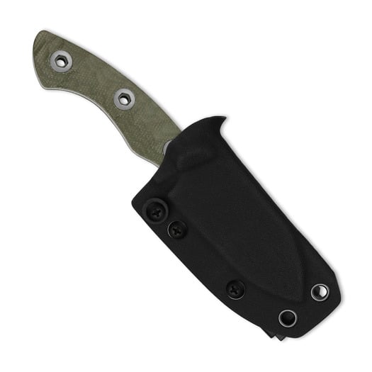 Нож Kizer Cutlery Rook AEB-L, Green Micarta, Satin