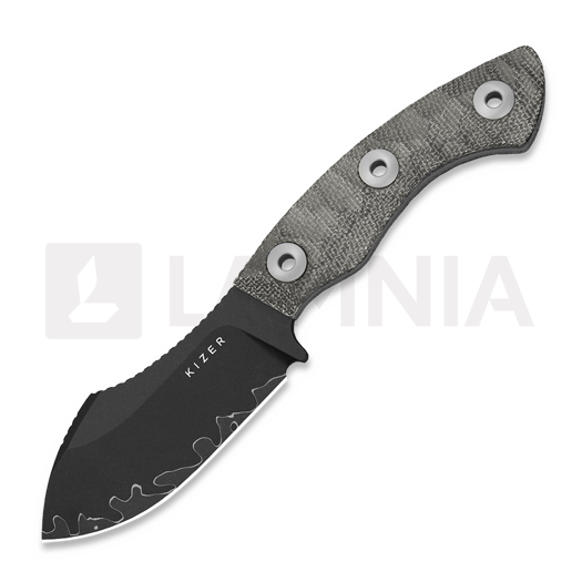 มีด Kizer Cutlery Rook Laminate, Gray Norplex Ultrex
