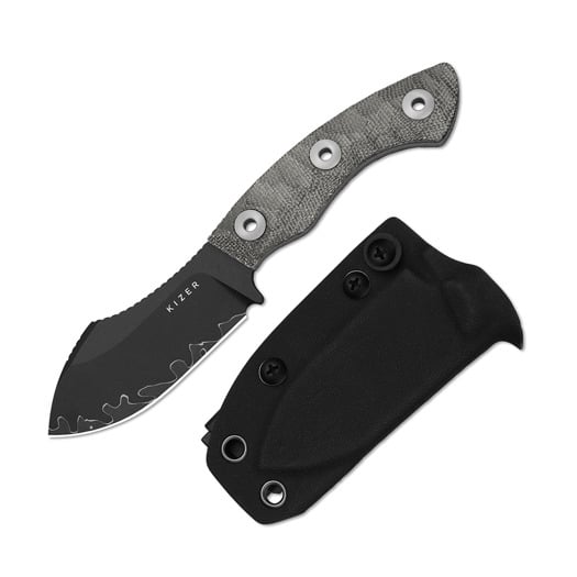 Cuchillo Kizer Cutlery Rook Laminate, Gray Norplex Ultrex