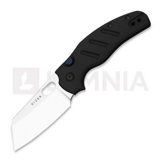 Couteau pliant Kizer Cutlery Sheepdog C01C Elmax, Black Aluminum, Satin