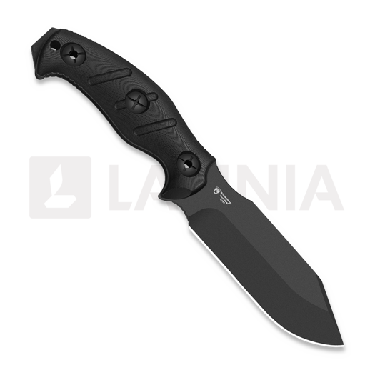 Kizer Cutlery Sheepdog Survival peilis, Black G-10
