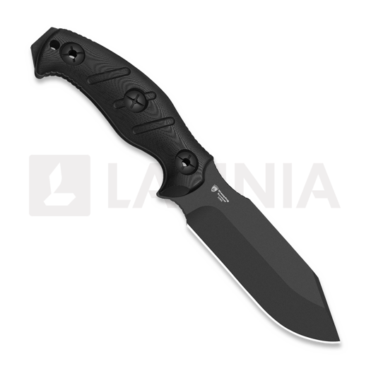 Coltello Kizer Cutlery Sheepdog Survival, Black G-10