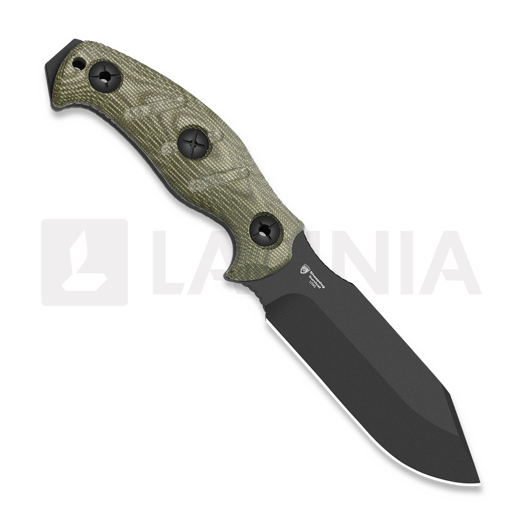 Kizer Cutlery Sheepdog Survival veitsi, Green Micarta