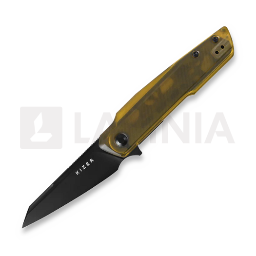 Kizer Cutlery Skinner Nitro-V foldekniv, Yellow PEI