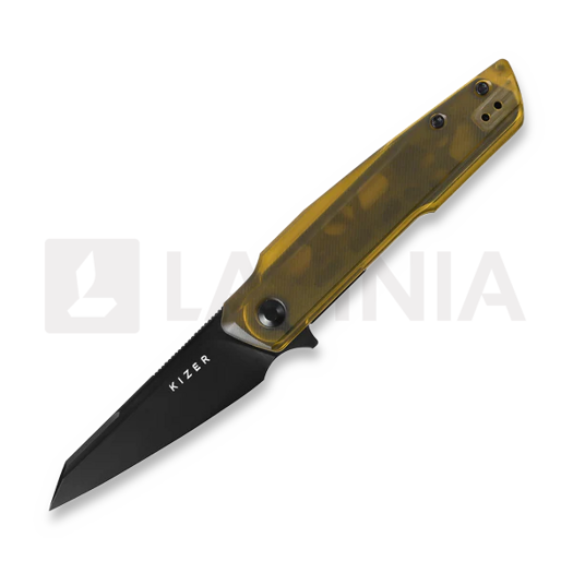 Kizer Cutlery Skinner Nitro-V fällkniv, Yellow PEI