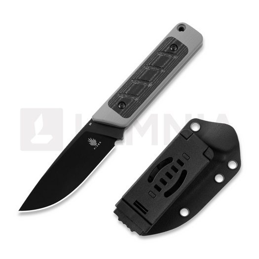 Kizer Cutlery Smolt 3V 칼, Gray G-10 & Black Micarta