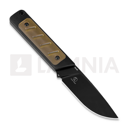 Kizer Cutlery Smolt D2 veitsi, G-10 & PEI, Black PVD