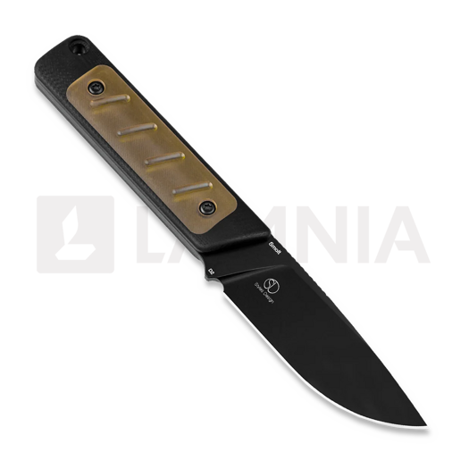 Kizer Cutlery Smolt D2 veitsi, G-10 & PEI, Black PVD