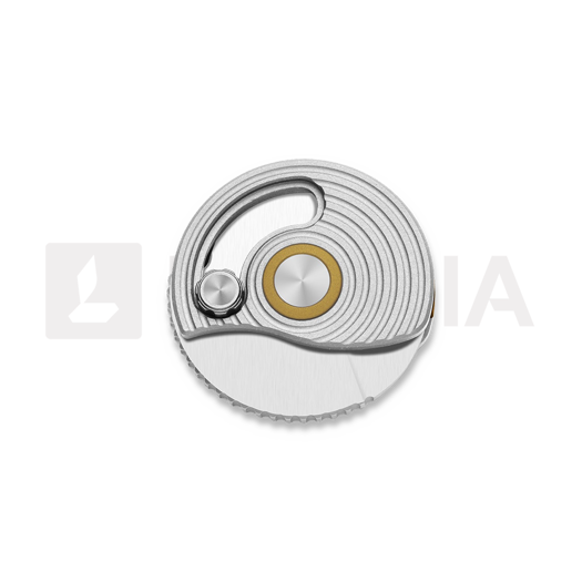 Briceag Kizer Cutlery Snail Trail AEB-L, Silver Aluminum