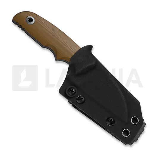 Kizer Cutlery Snick AEB-L kniv, Brown G-10, Stonewashed