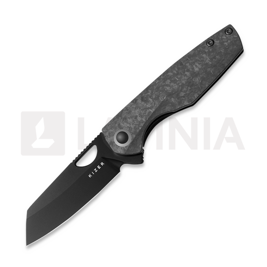 Couteau pliant Kizer Cutlery Sparrow S45VN, Marble CF/Black Titanium, PVD