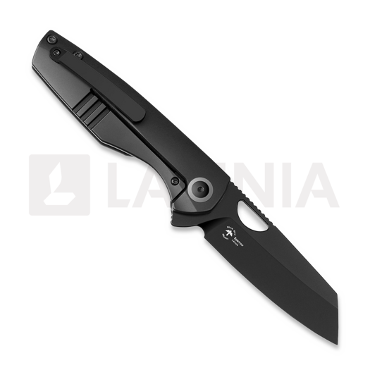 Kizer Cutlery Sparrow S45VN sulankstomas peilis, Marble CF/Black Titanium, PVD