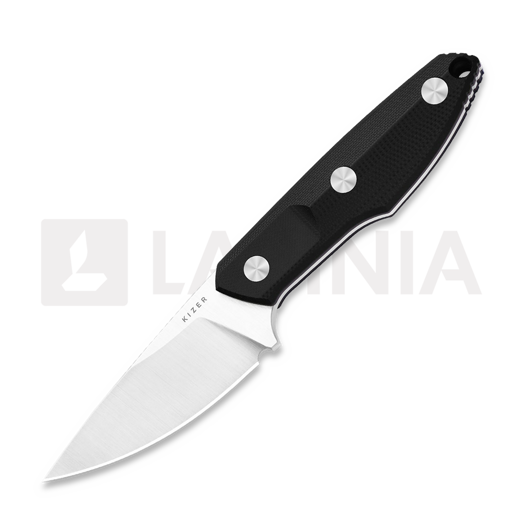 Kizer Cutlery Splinter AEB-L veitsi, Black G-10, Satin