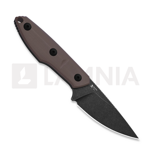 Coltello Kizer Cutlery Splinter AEB-L, Brown G-10, Black Stonewash