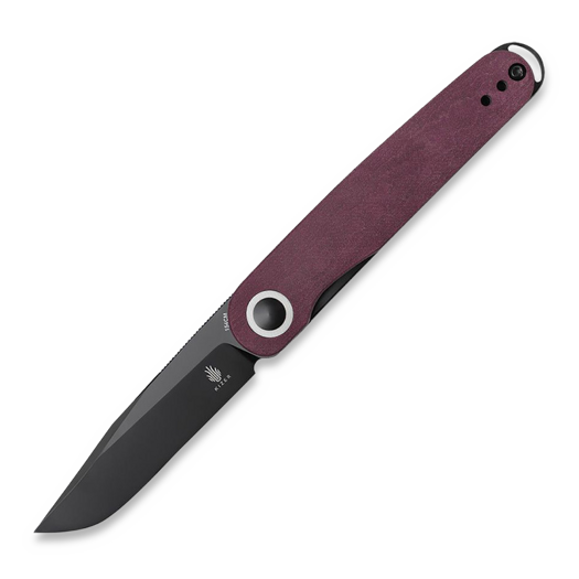 Kizer Cutlery Squidward Linerlock Purple foldekniv, Red Richlite