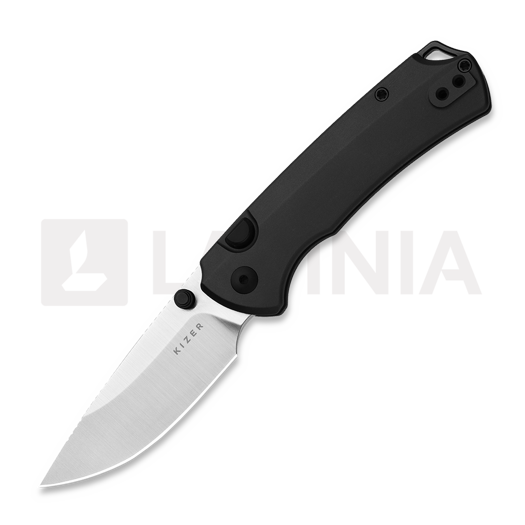 Kizer Cutlery T1 BD Elmax foldekniv, Black Aluminum, Satin