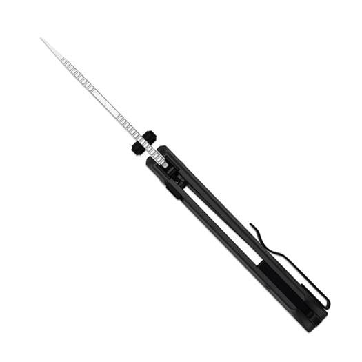 Kizer Cutlery T1 BD Elmax sulankstomas peilis, Black Aluminum, Satin