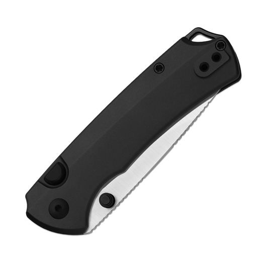 Kizer Cutlery T1 BD Elmax sulankstomas peilis, Black Aluminum, Satin