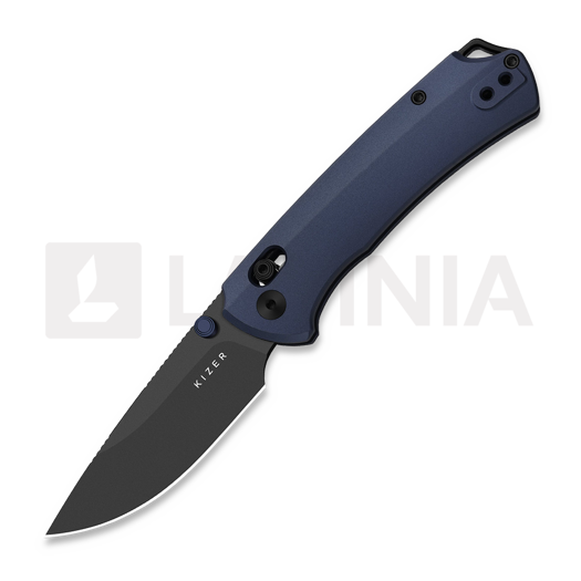Складной нож Kizer Cutlery T1 CD M390, Blue Aluminum, Matte DLC Ultra