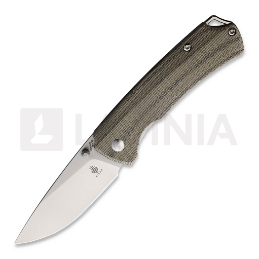 Kizer Cutlery T1 Green Micarta Folder kääntöveitsi