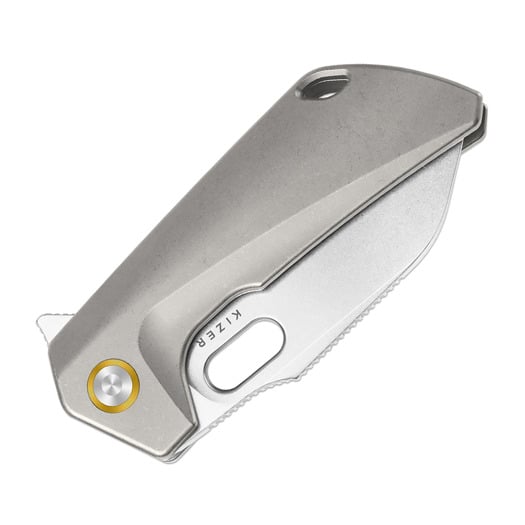 Kizer Cutlery Takahe S35VN foldekniv, Gray Titanium, Stonewash