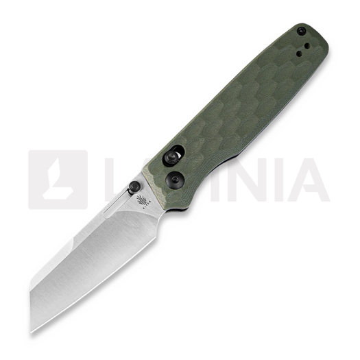 Saliekams nazis Kizer Cutlery Task 154CM, Green G-10