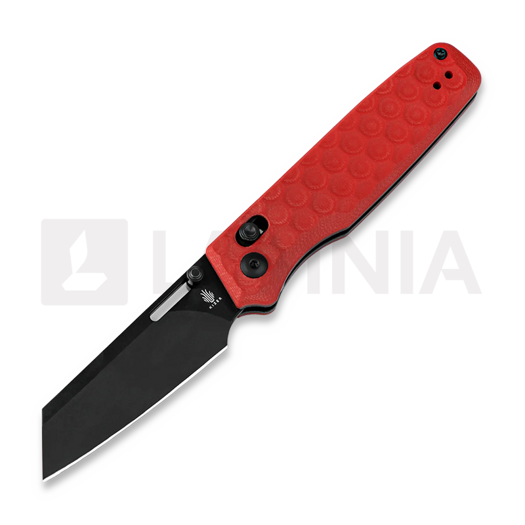 Kizer Cutlery Task Nitro-V 折り畳みナイフ, Red G-10