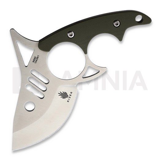 Kizer Cutlery The Shark Tooth, Green G10