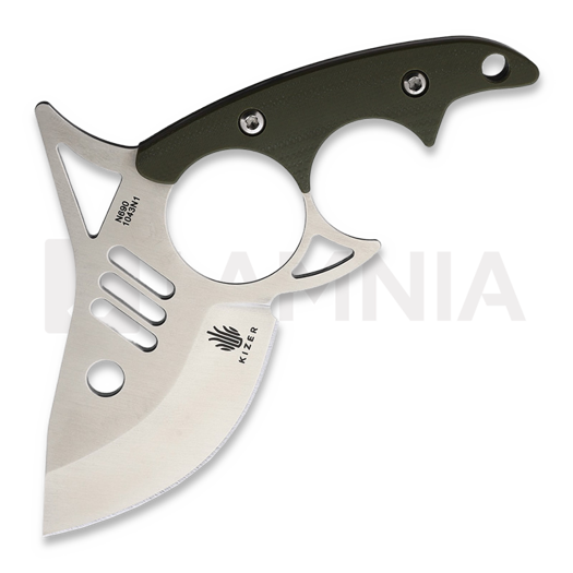Kizer Cutlery The Shark Tooth, Green G10