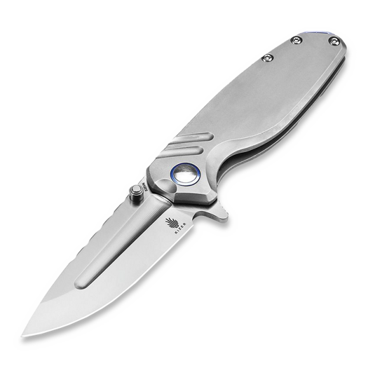 Navalha Kizer Cutlery Ti'an, Gray Titanium