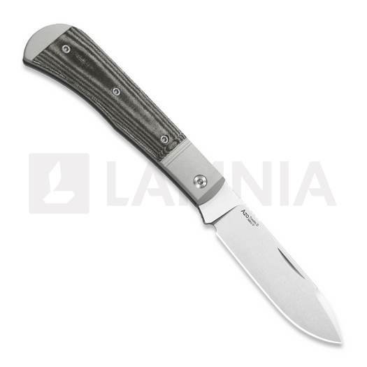 Coltello pieghevole Kizer Cutlery Trestle D Nitro-V, Gray Aluminum & Norplex Ultrex Micarta