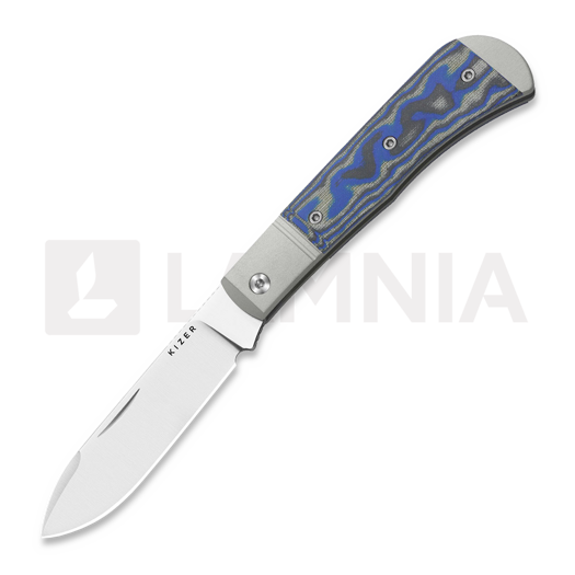 Складной нож Kizer Cutlery Trestle D Nitro-V, Gray Aluminum & Vortex Micarta, Satin