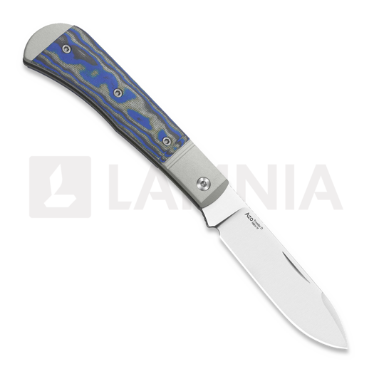 Kizer Cutlery Trestle D Nitro-V foldekniv, Gray Aluminum & Vortex Micarta, Satin