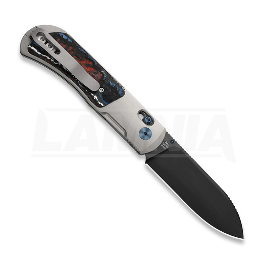 Πτυσσόμενο μαχαίρι Kizer Cutlery Tycho M390 Drop Point, Gray Ti & Fat Carbon, Black DLC