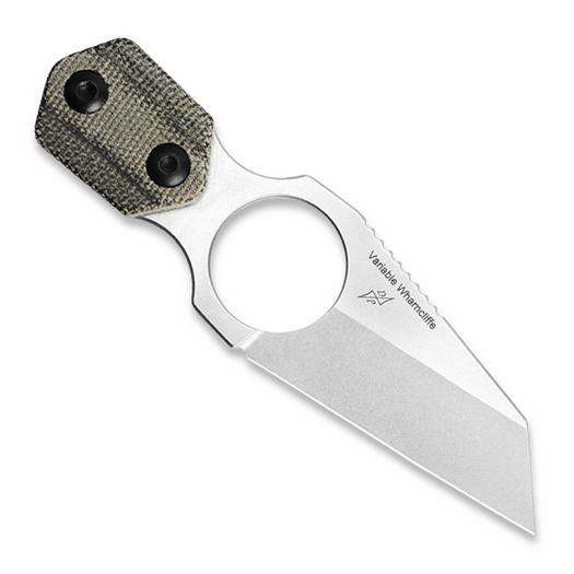Kizer Cutlery Variable Wharncliffe, Black Micarta