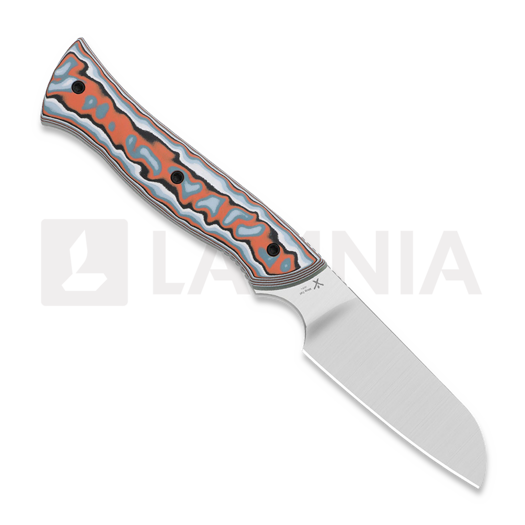 Kizer Cutlery Whip Tail AEB-L veitsi, Multicolor Vortex Micarta, Satin