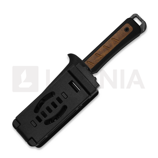 Kizer Cutlery Whiskey Jack Damascus kniv, Black G-10 & Mkuruti