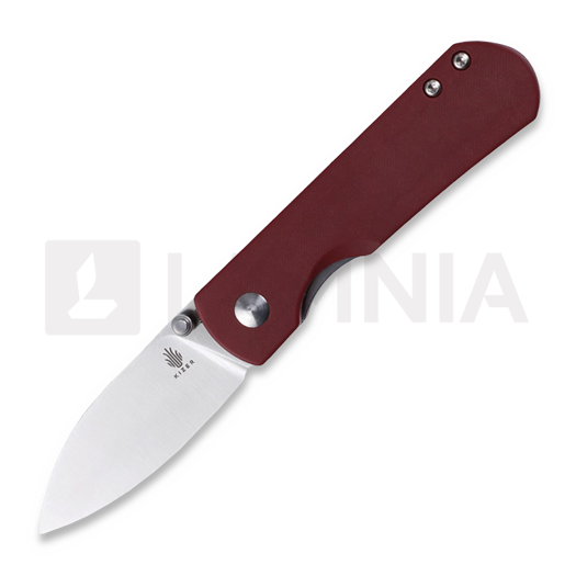 Kizer Cutlery Yorkie 접이식 나이프, Micarta, 빨강