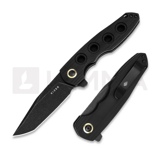 Couteau pliant Kizer Cutlery Z-82 Nitro-V, Black G-10