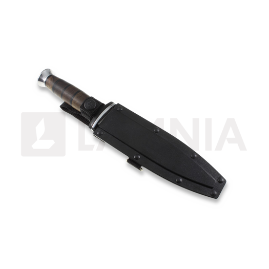 Kizlyar Ko-1 dolk, leather-wood, satin