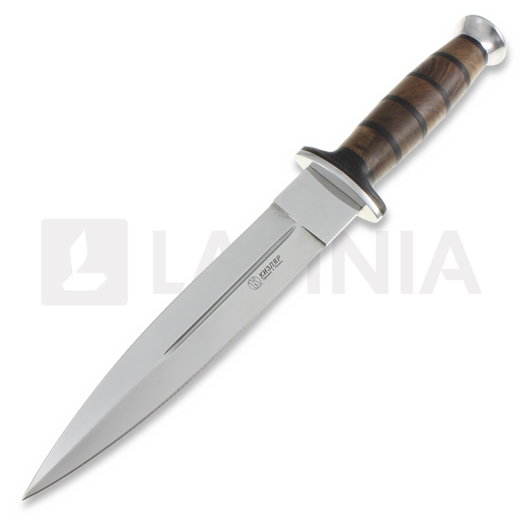 Kizlyar Ko-2 dolk, leather-wood, satin