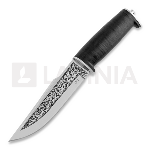 Kizlyar SH-5 סכין צייד, leather