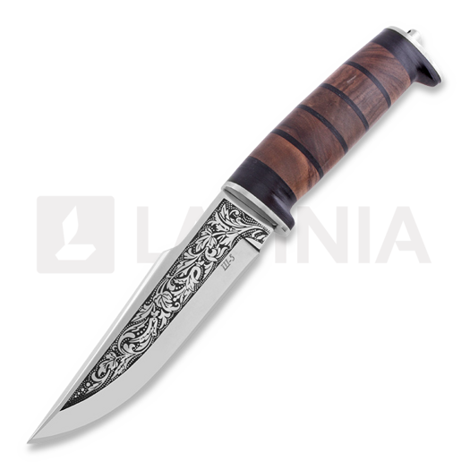 Kizlyar SH-5 jagtkniv, wood