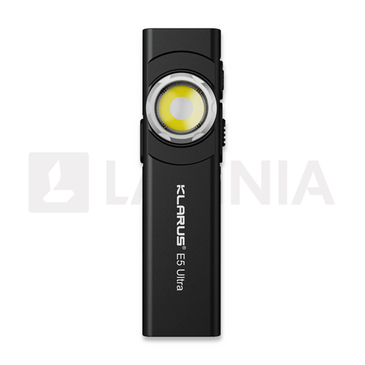Klarus E5 Ultra lommelygte, sort
