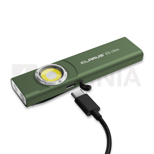Klarus E5 Ultra 手电筒, 綠色