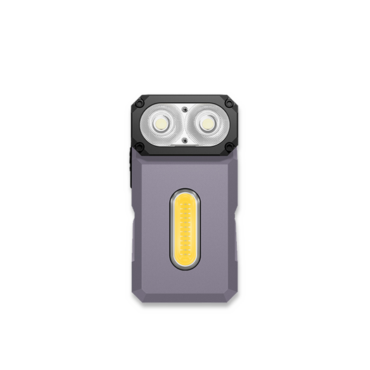 Klarus E8 flashlight, purple