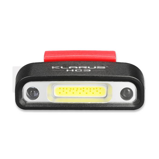 Klarus HC3 Cap Visor Light, vermelho