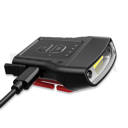 Klarus HC3 Cap Visor Light, vermelho