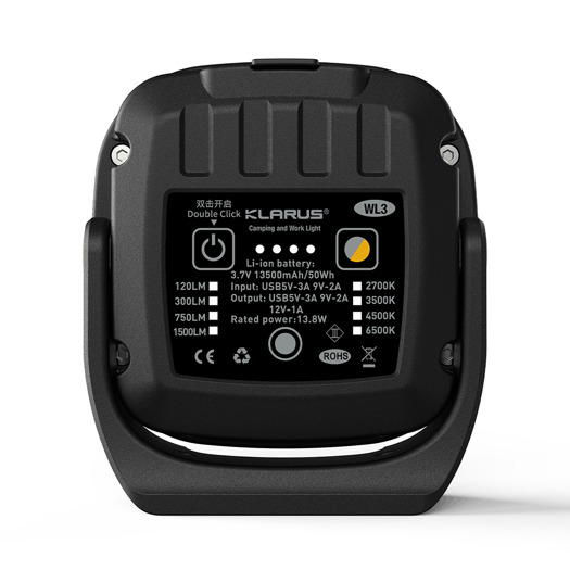 Klarus WL3 - high-output rechargeable camping lantern, 綠色